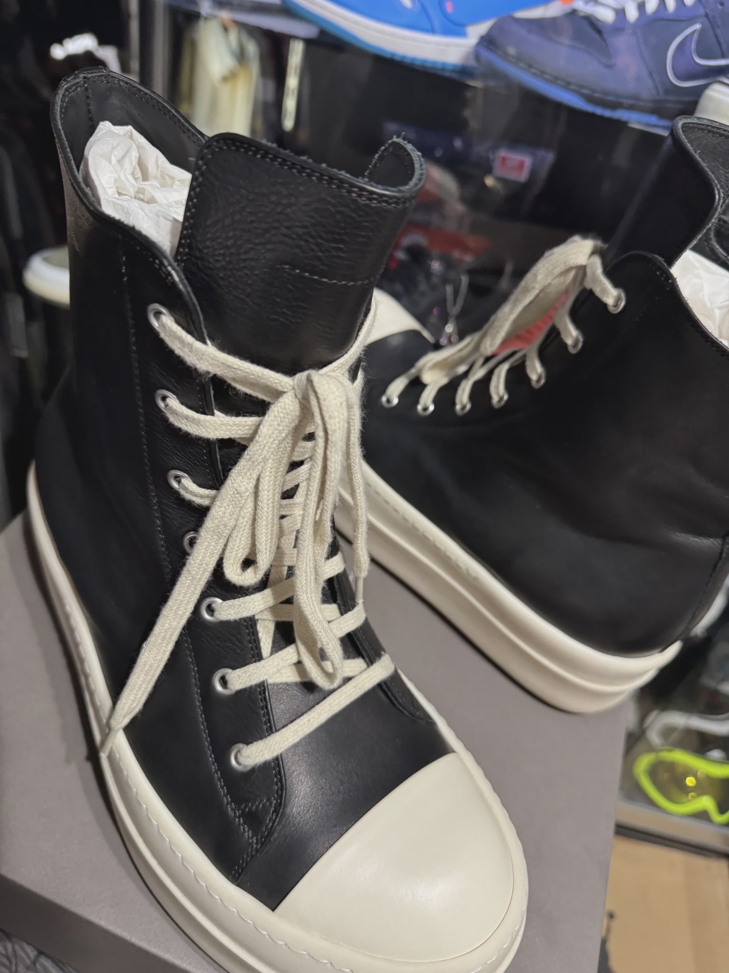 Rick Owens Ramones Mega Bumper Sneaker • Pre-Owned [2993] - photo 2