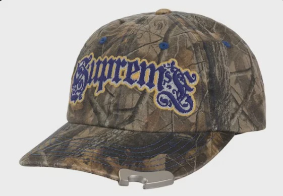 Supreme Supreme Bottle Opener 6-Panel Hat Brown Camouflage - Size One Size