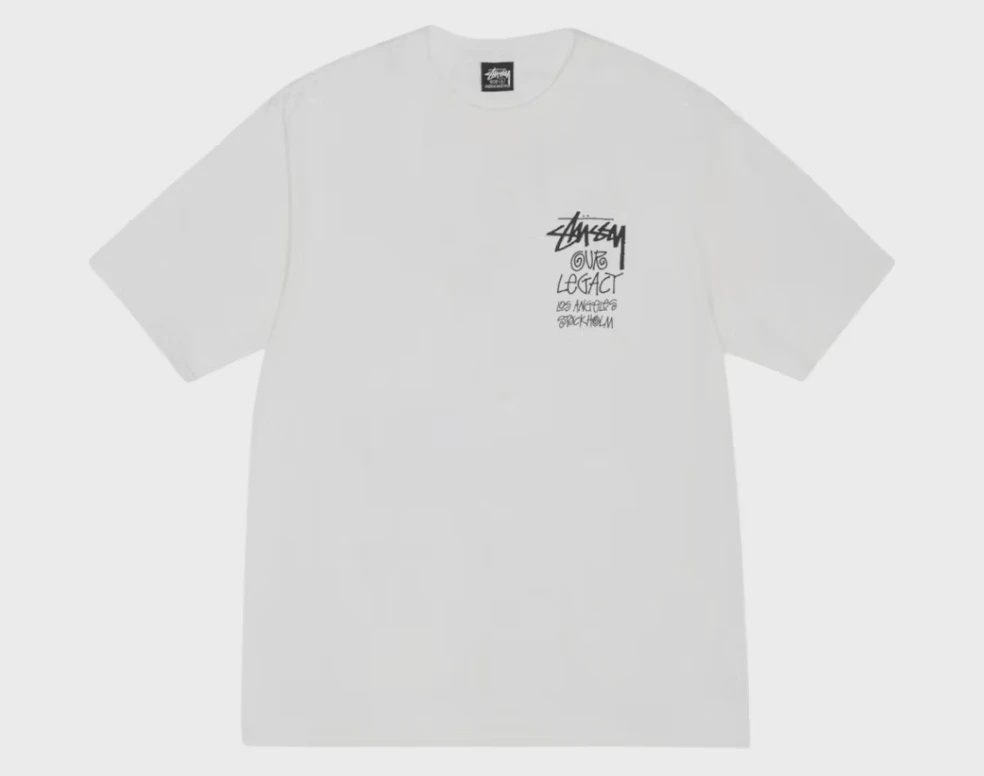 Stussy x Our Legacy Work Shop Surfman Pigment Dyed Tee Natural • Brand New [2418] 2