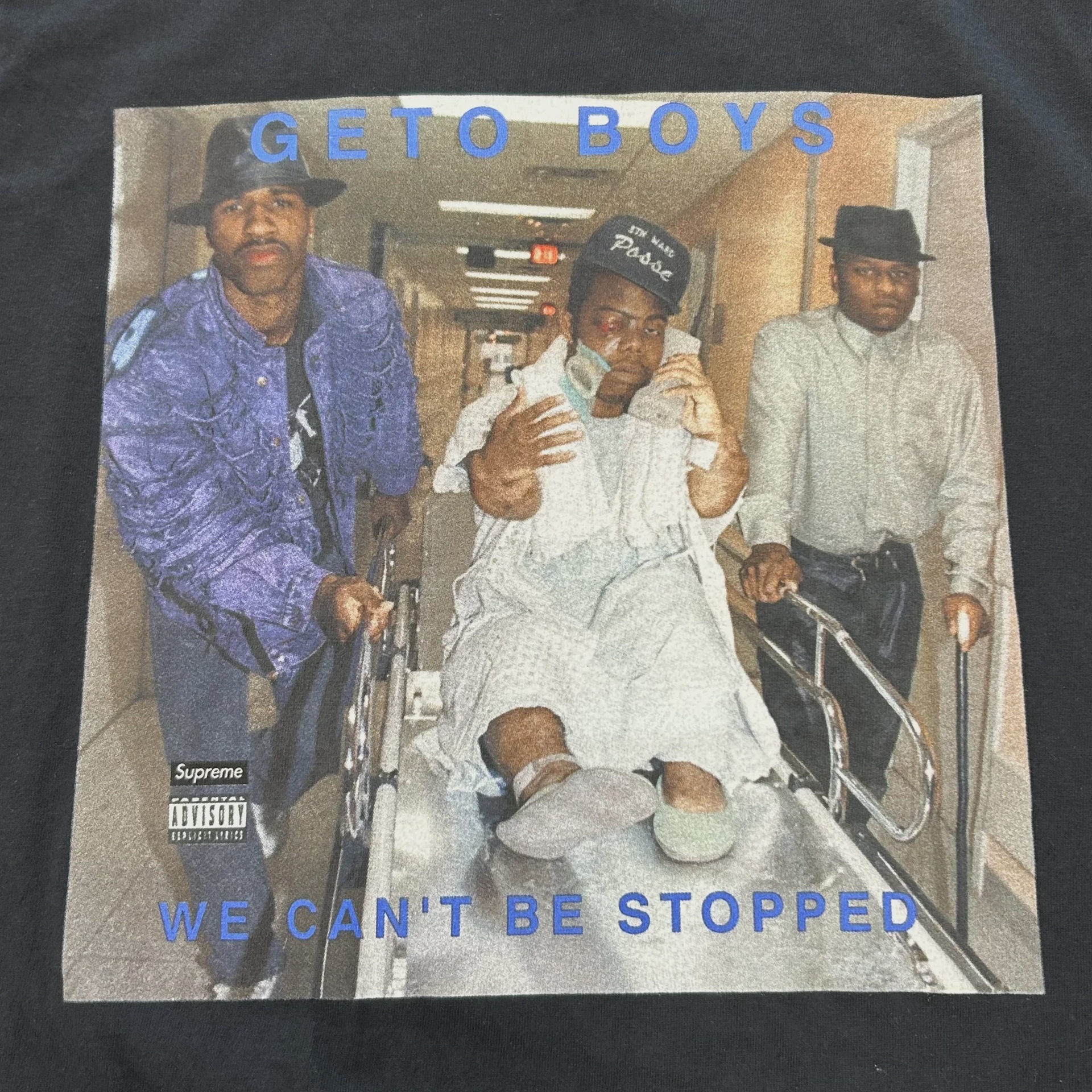 Supreme Rap A Lot Records Geto Boys Tee Black • Pre-Owned [0113] - photo 2