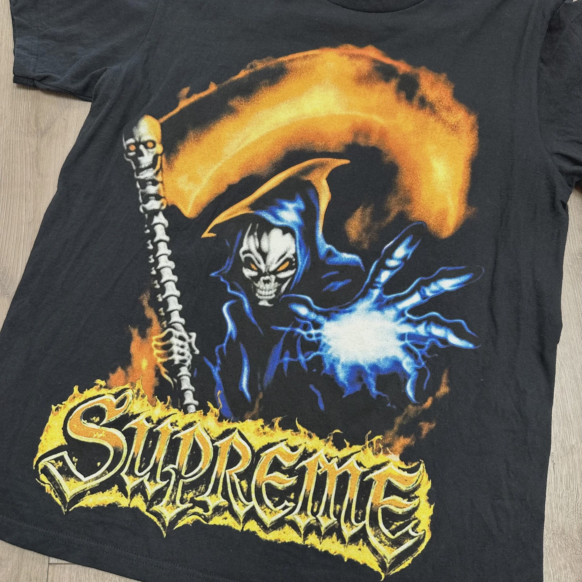 Supreme 2026 Grim Reaper Tee Black • Pre-Owned [4596] - photo 5