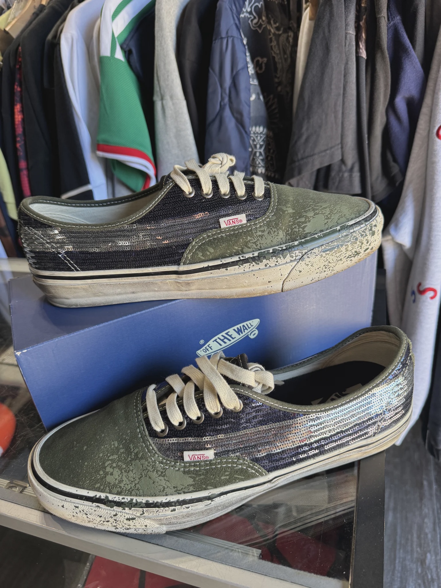 Vans Vans Premium Authentic La Habana Green Blue - Size US M 13