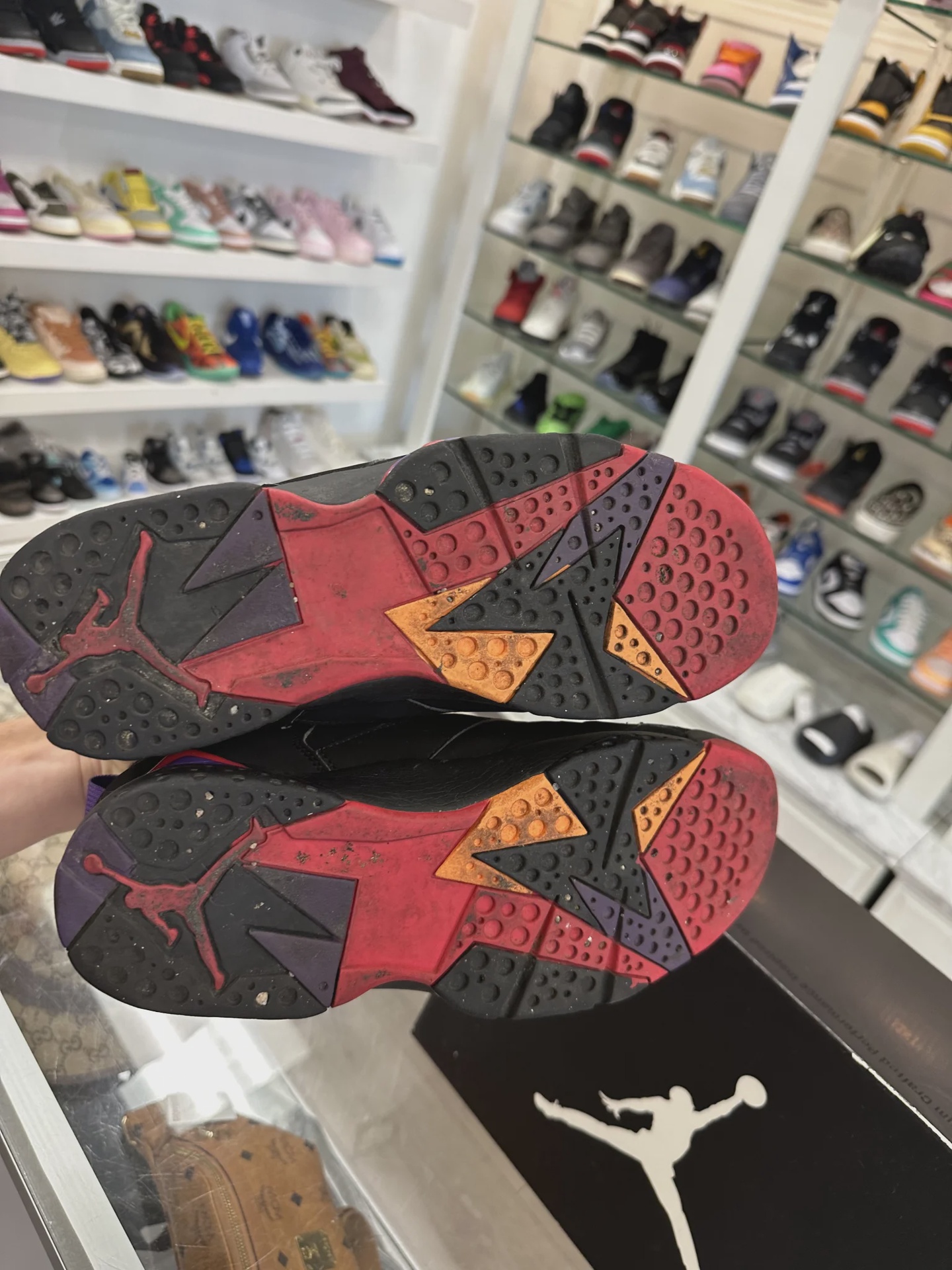 Air Jordan 7 Retro Raptors (2012) HAS SOLE SEPARATION • Pre-Owned [9952] - photo 3