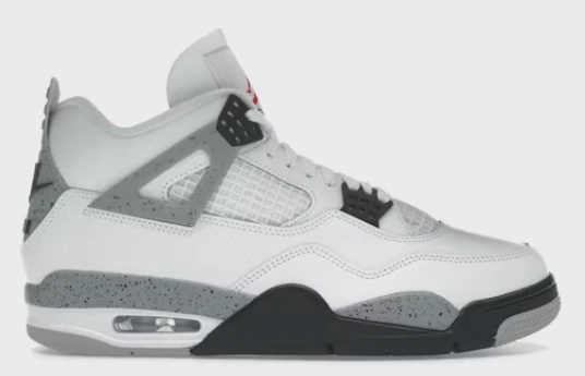 Jordan 4 Retro White Cement (2025) • Brand New [4871]