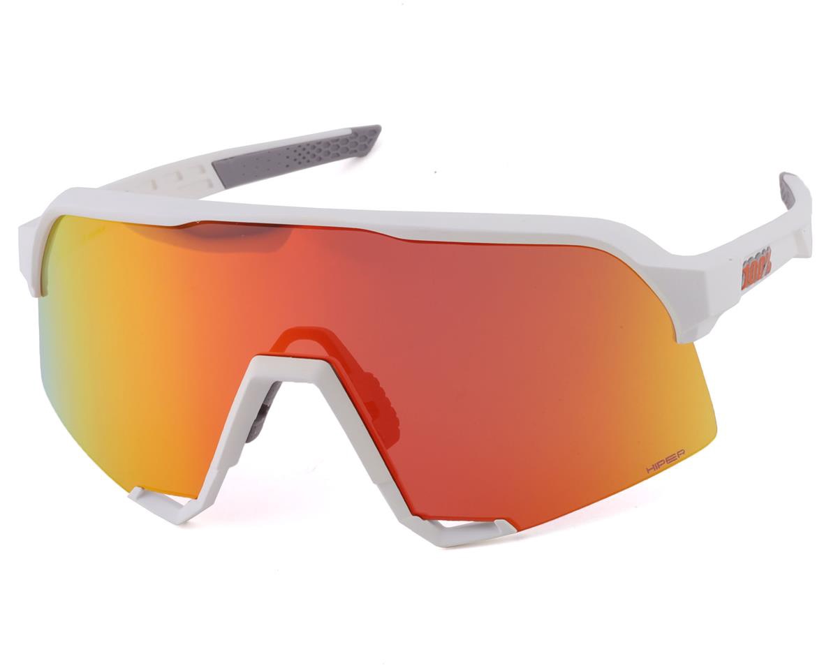 100 Percent S3 Soft Tact White - Hiper Red Mirror