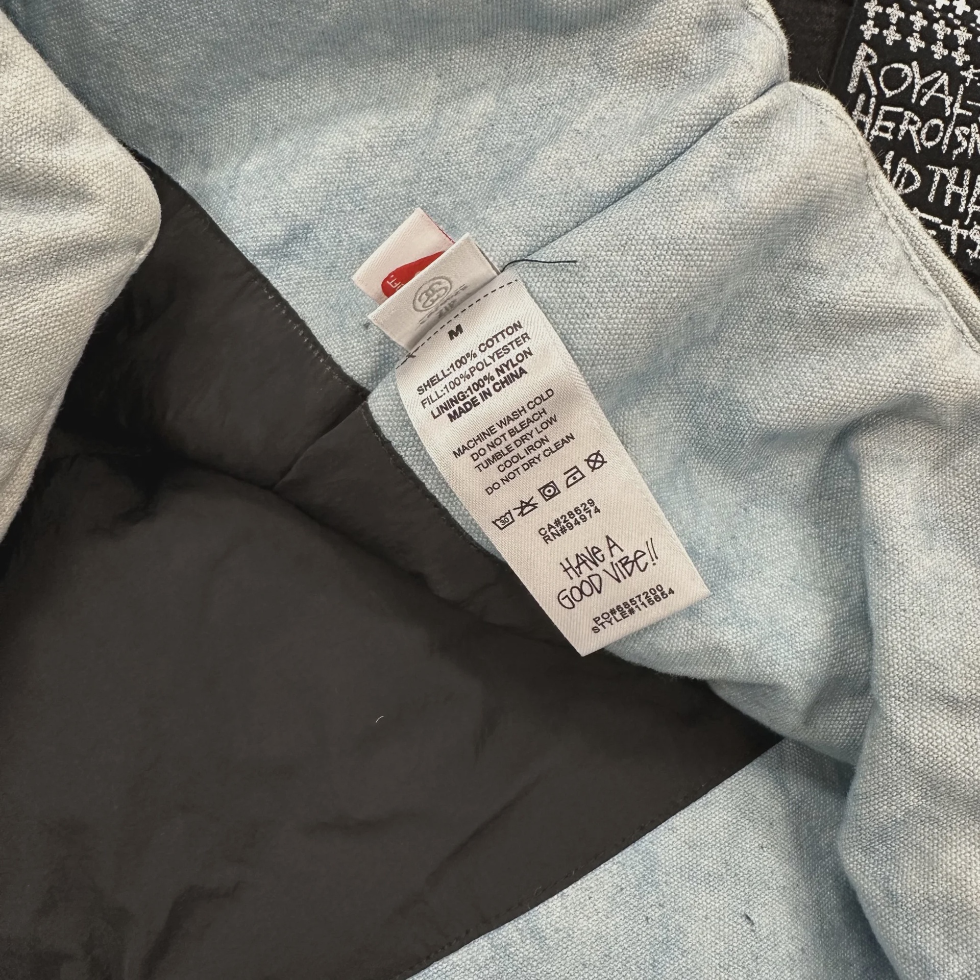 Stüssy Washed Canvas PrimaLoft Vest  • Pre-Owned [9794] - photo 3