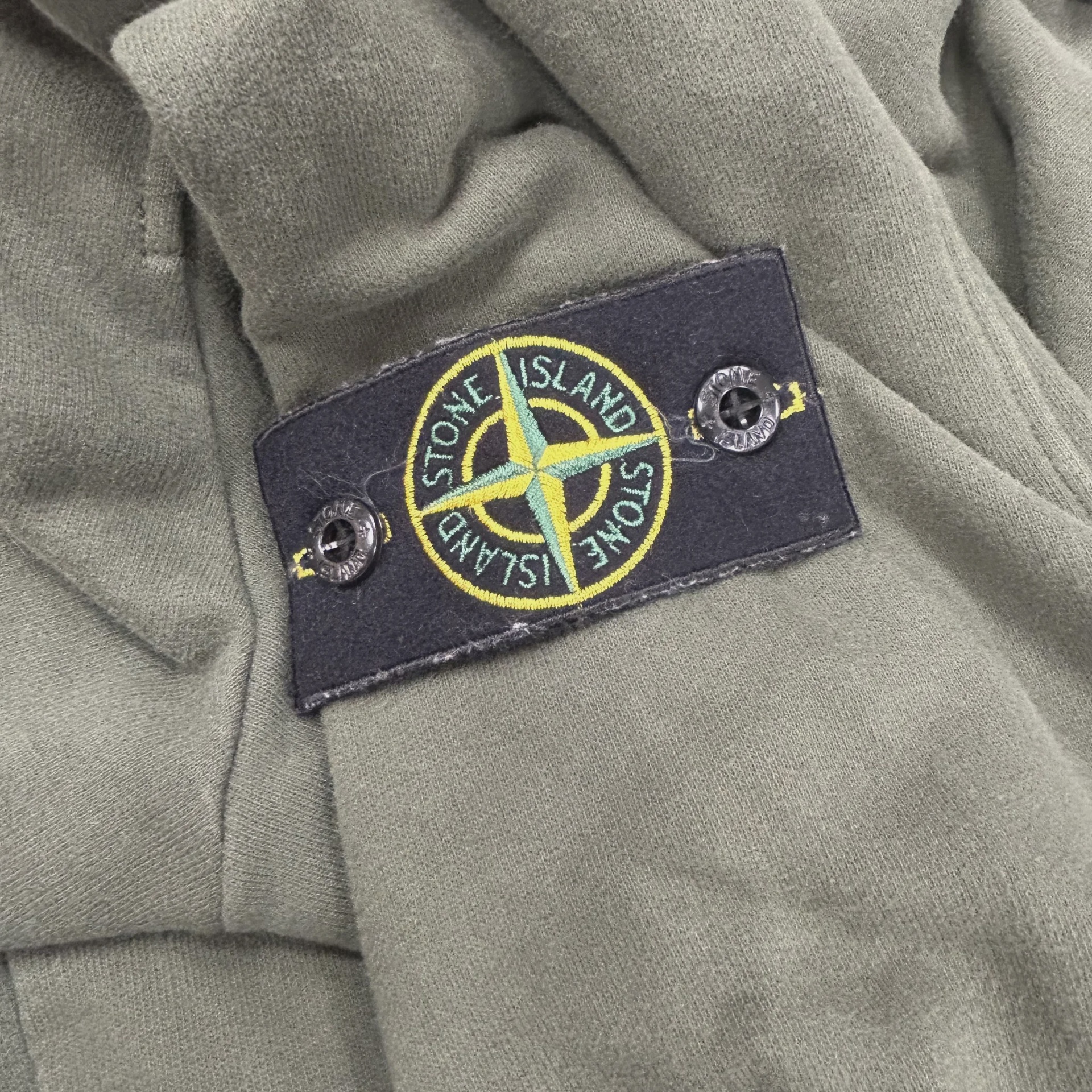 Stone Island 2020 Half Zip Green Pullover Jumper • Pre-Owned [2611] - photo 3