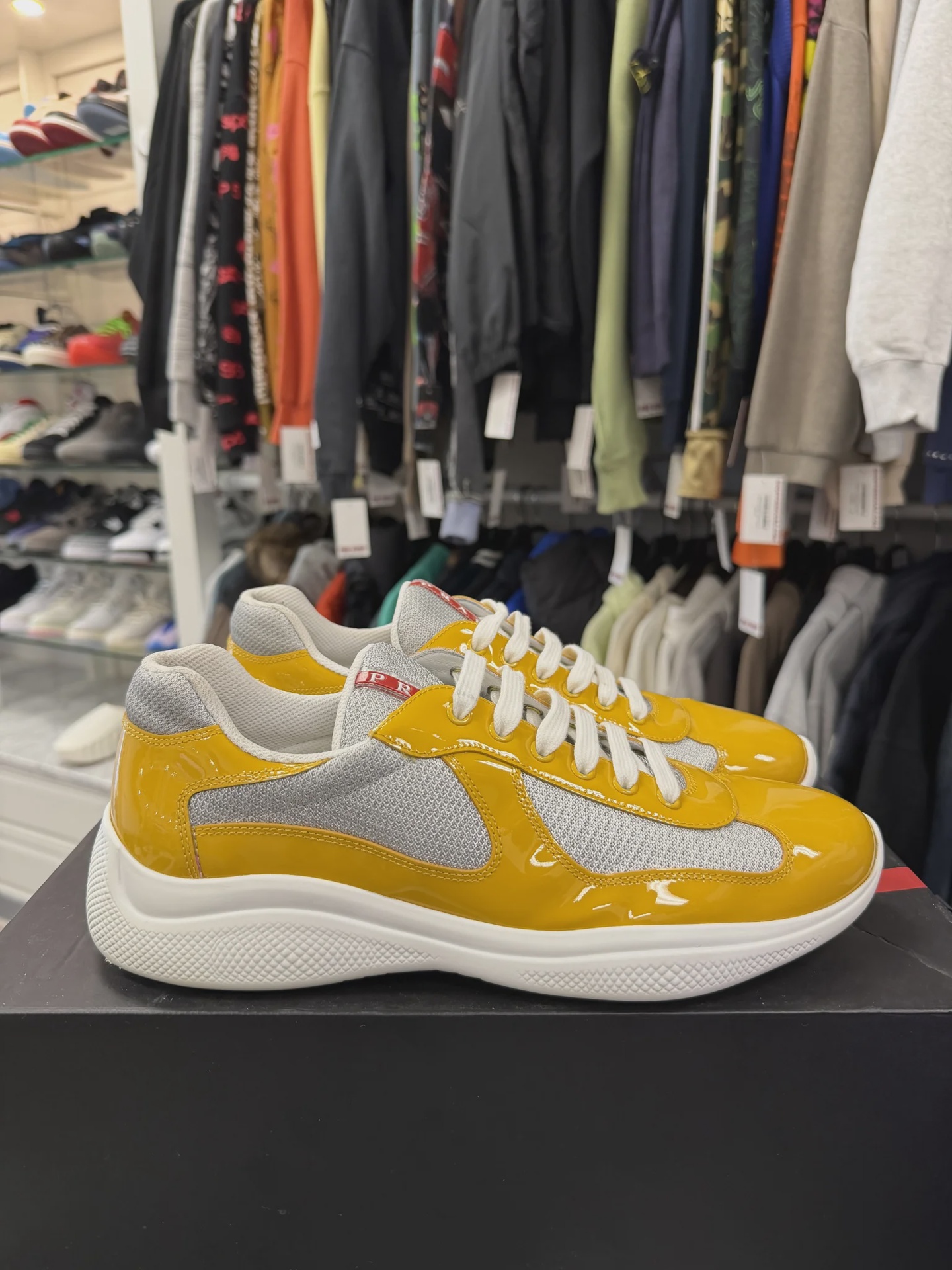 Prada America's Cup Sneakers yellow • Pre-Owned [9537] - photo 5