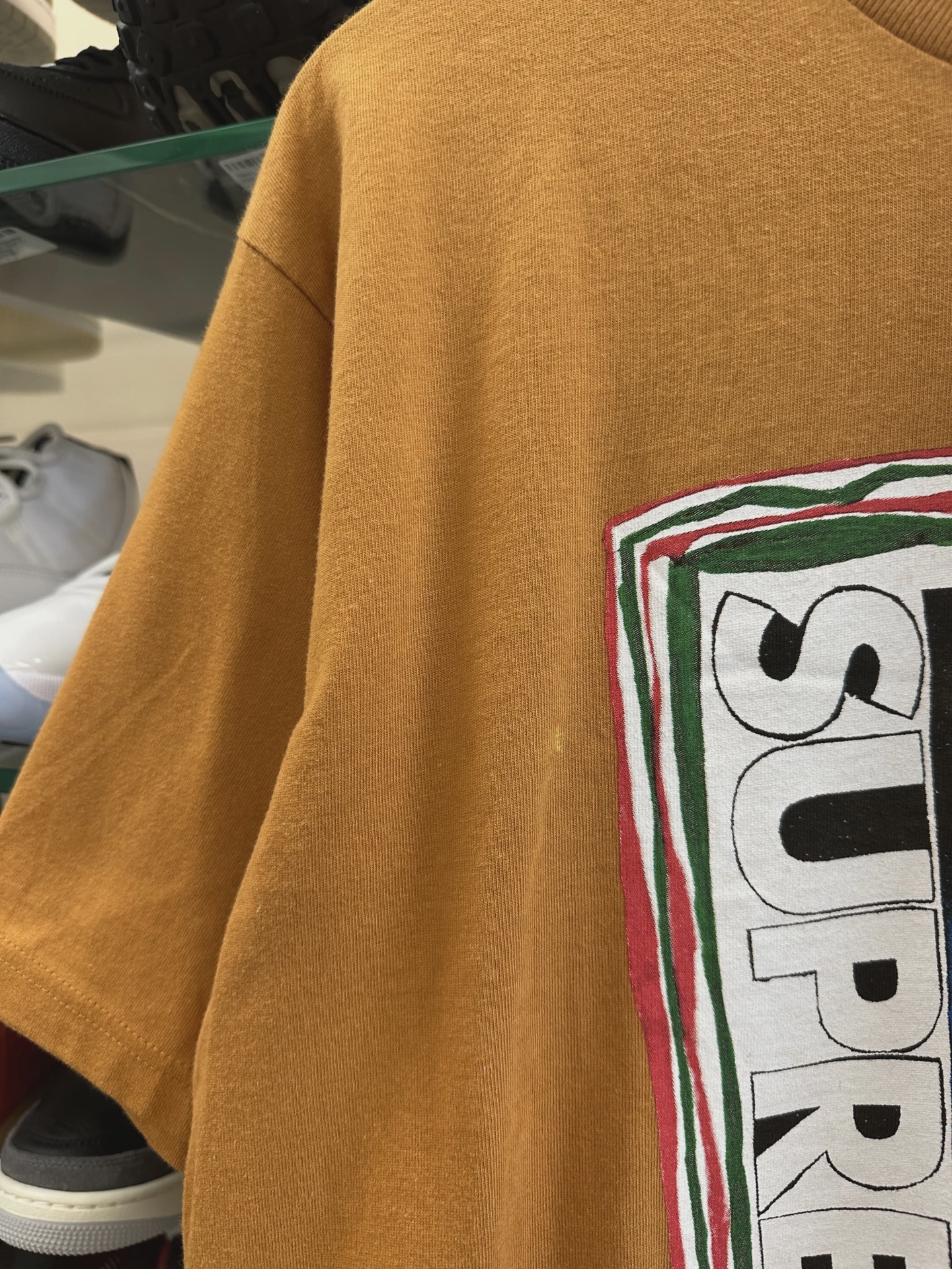 SS22 Supreme Mask Tee Burnt Orange • Pre-Owned [8418] 3