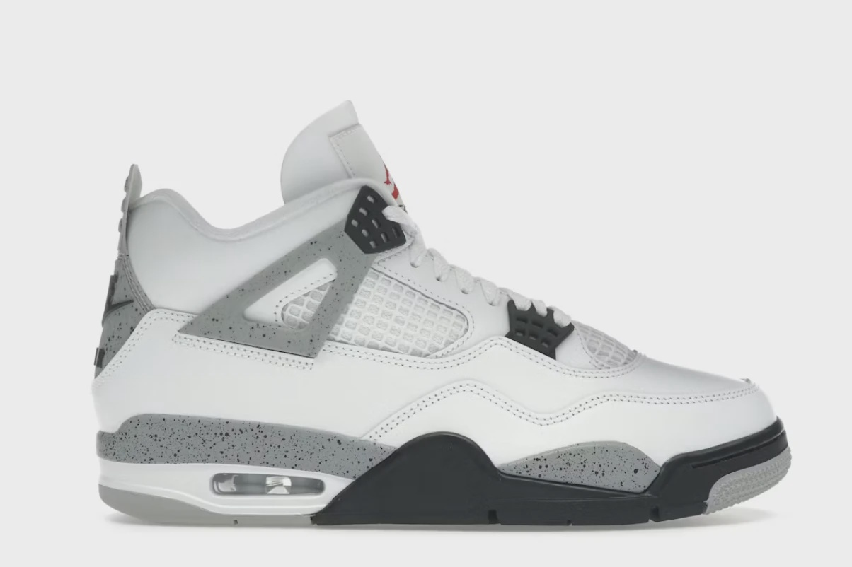 Jordan 4 Retro White Cement (2025) • Brand New [3519]