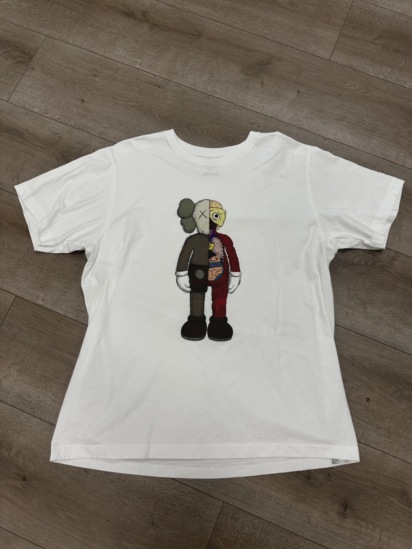 Kaws Kaws Anatomy Tee - Size XL