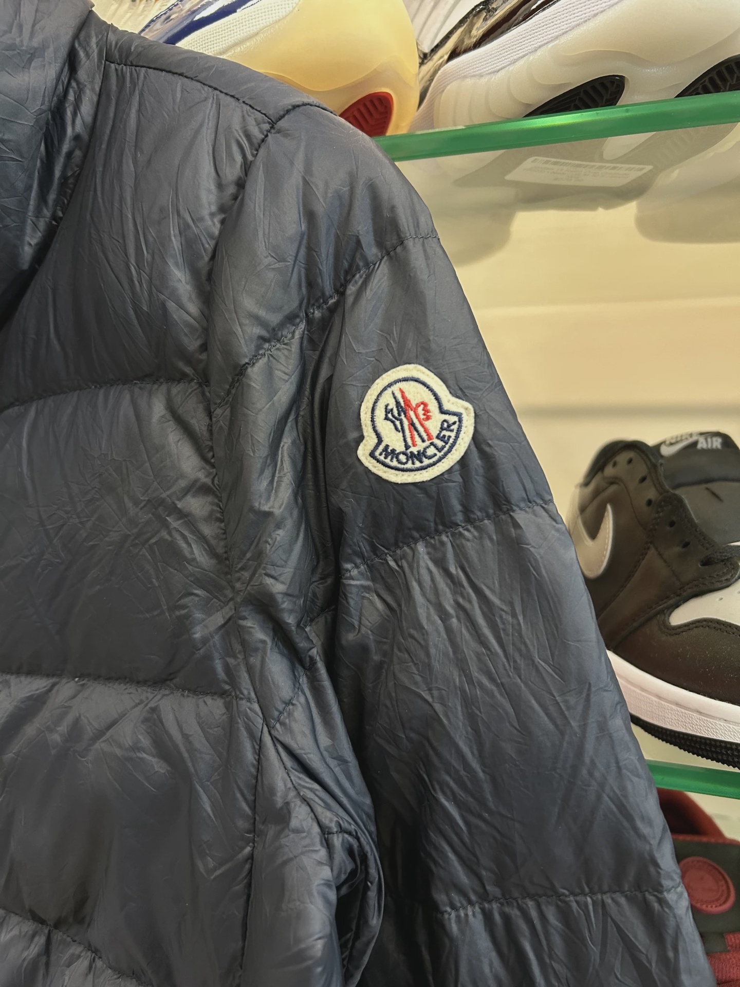 Moncler womens Puffer jacket navy • Pre-Owned [1155] 2