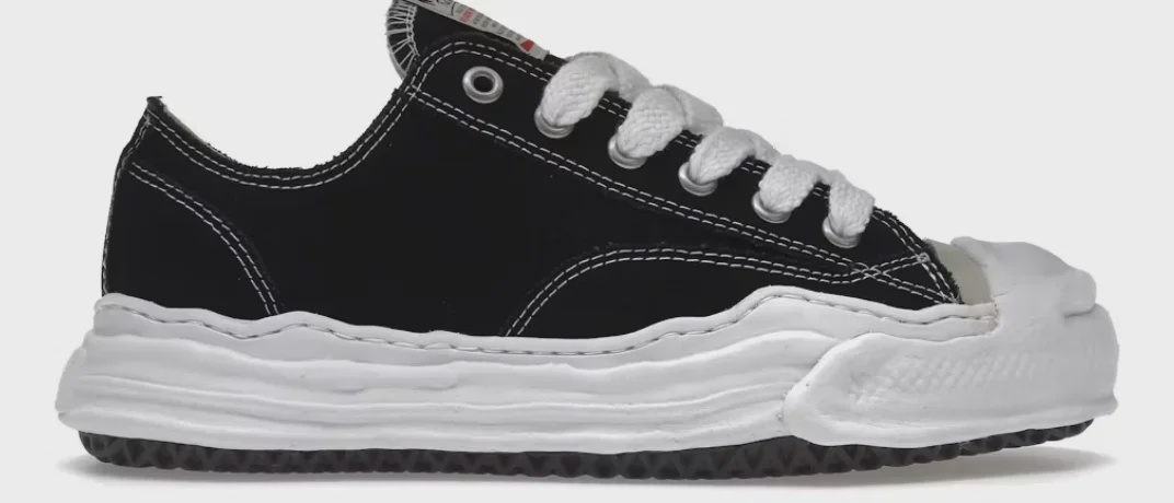 Maison Mihara Yasuhiro Maison Mihara Yasuhiro Hank OG Sole Canvas Low Black - Size US M 10