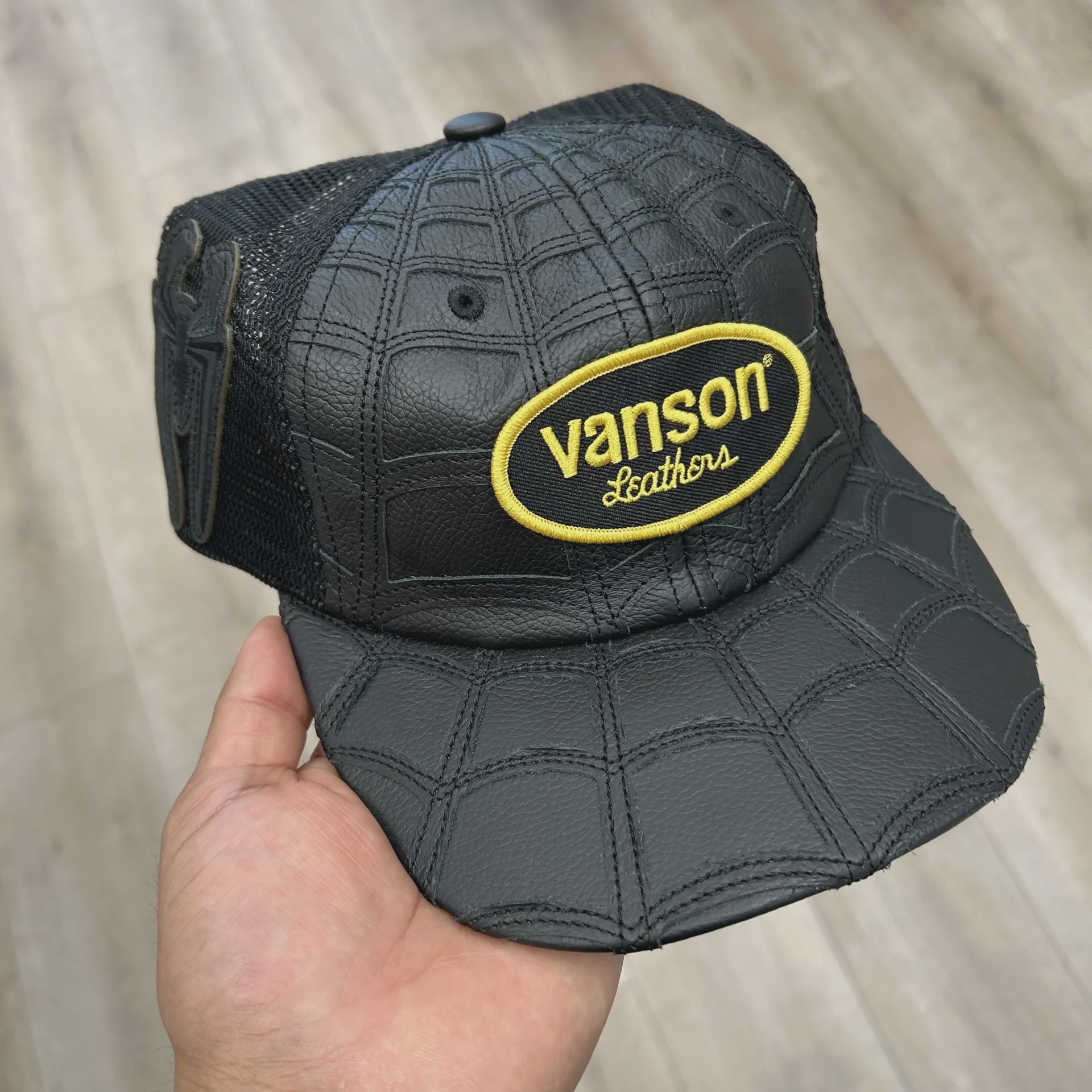 Supreme Supreme Vanson Leathers Spider-Man Mesh Back 6-Panel Hat - Size One Size