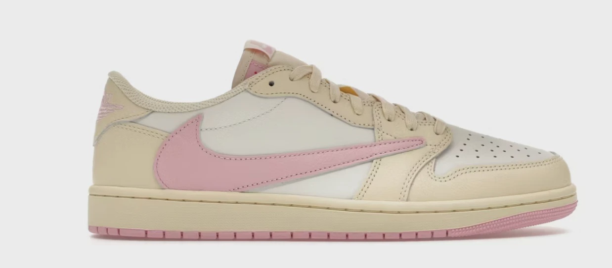 Air Jordan 1 Retro Low Original SP Travis Scott Shy Pink • Brand New [6253]