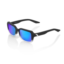 100% Rideley - Soft Tact Fade Black - Blue Mirror