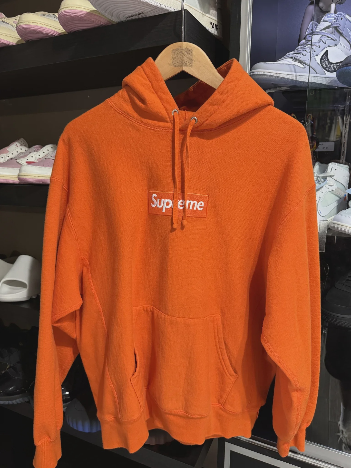 Supreme Supreme Box Logo Hooded Sweatshirt Sweatshirt (FW24) Dark Orange - Size L