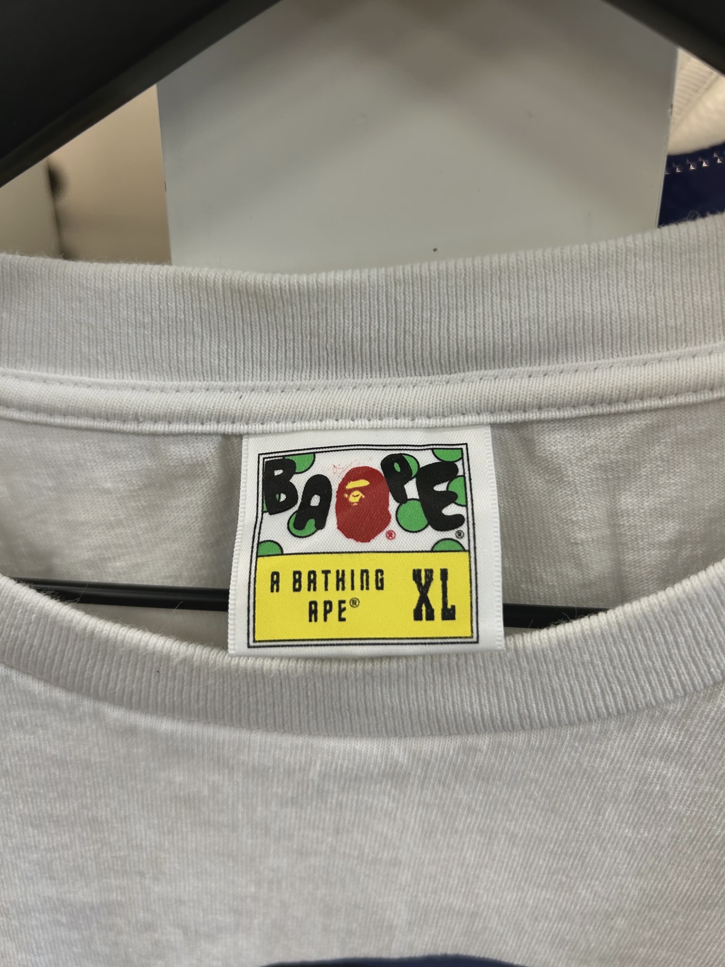 Bape White Blue Tee • Pre-Owned [4014] 2