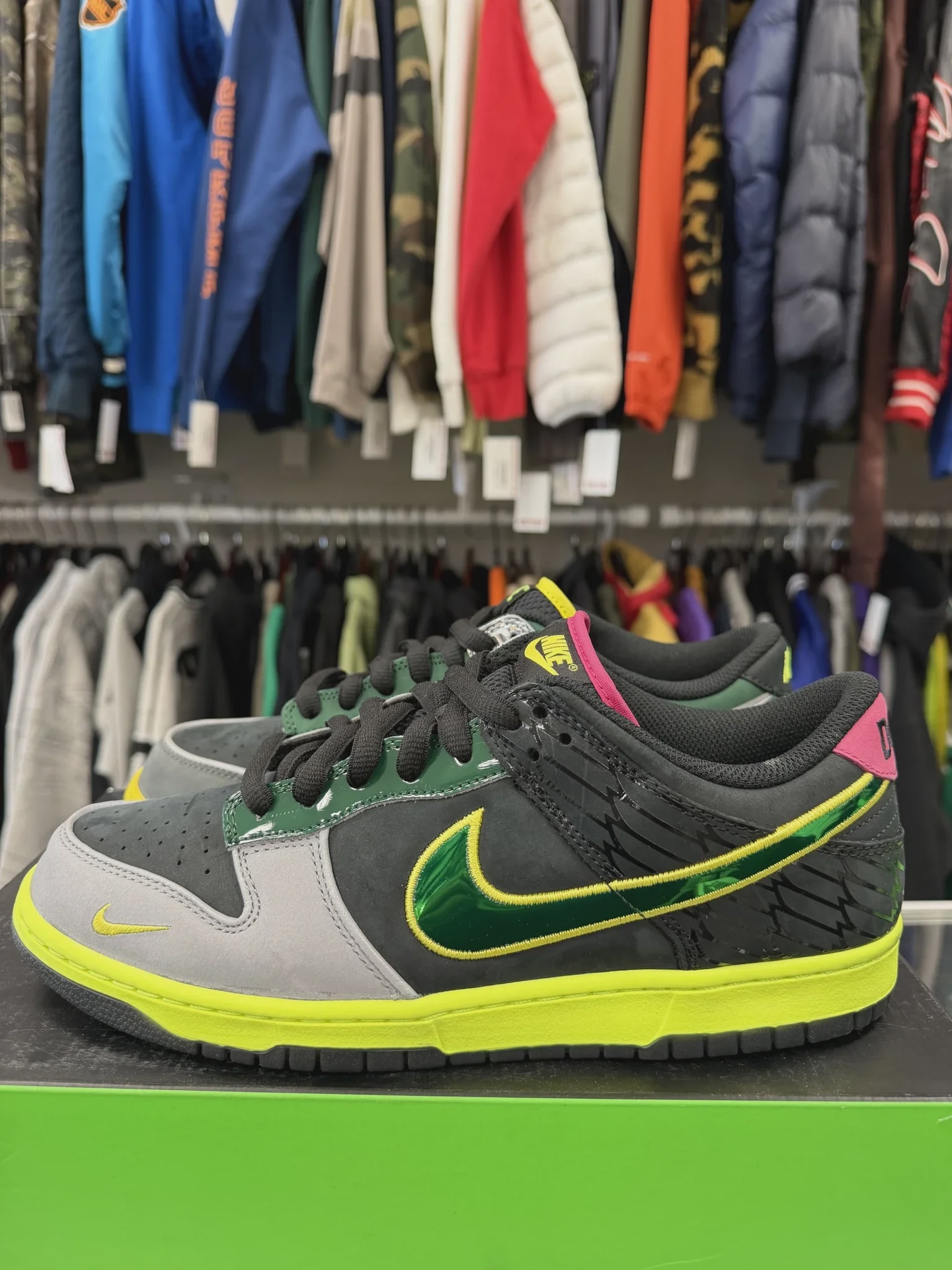 Nike Dunk Low What the Duck Home University of Oregon PE   [3741] - photo 2