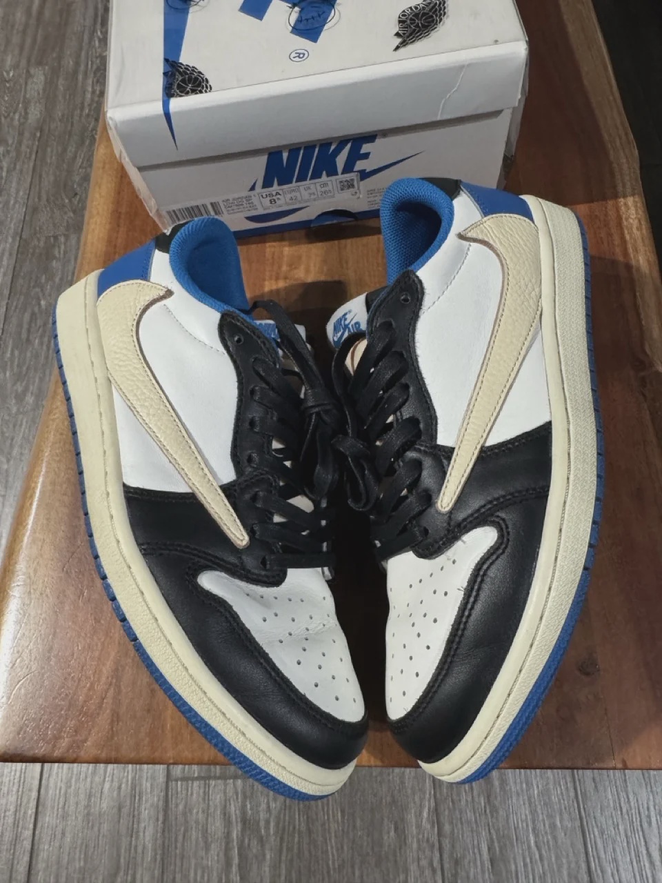 Jordan Jordan 1 Retro Low OG SP Fragment x Travis Scott Pre-Owned - Size US M 8.5