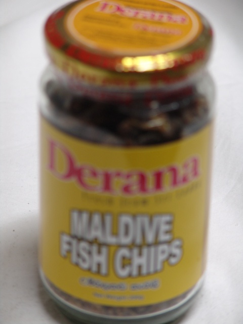 Derana Maldive Fish Chips 150gm Bottle