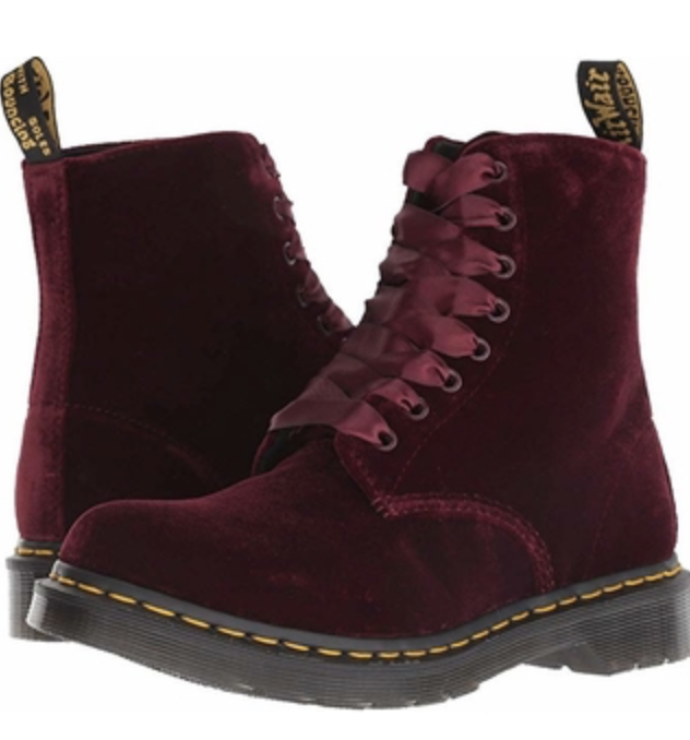 dr martens pascal cherry red