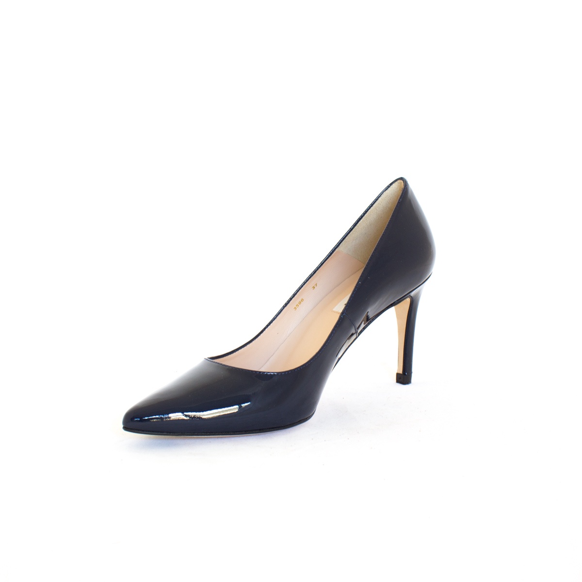 lk bennett floret navy suede