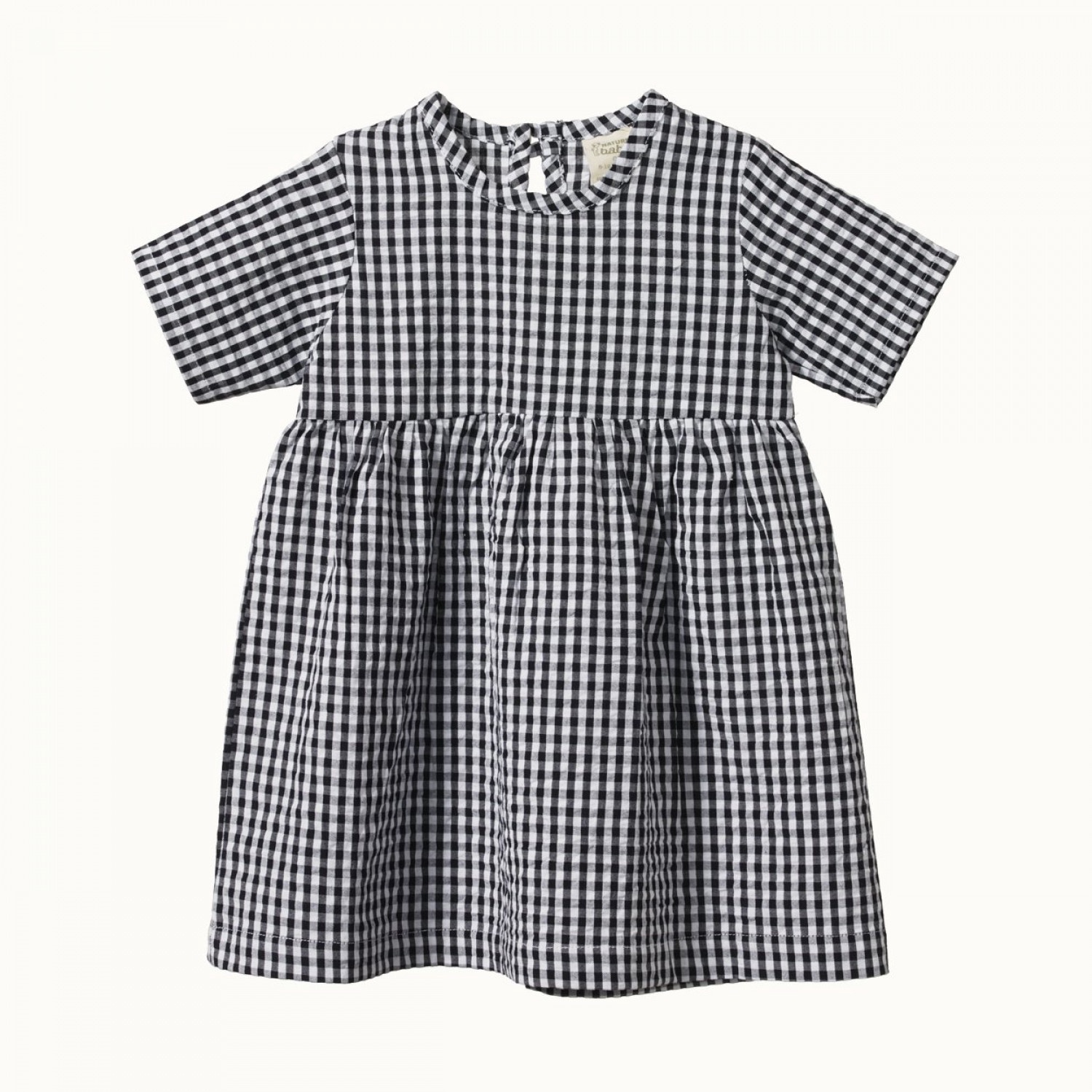 MARGOT DRESS - NAVY CHECK