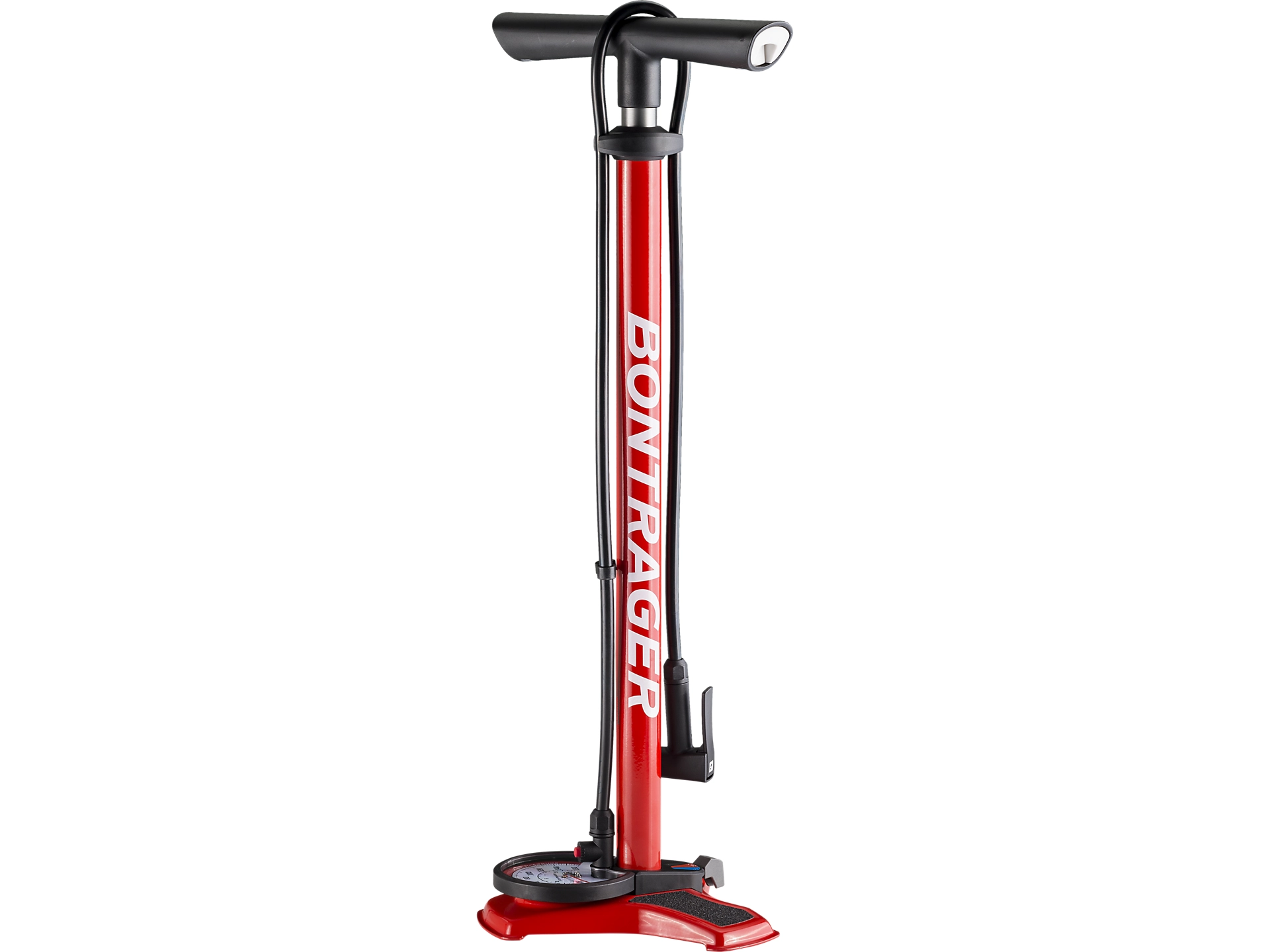Bontrager Dual Charger Floor Pump, Red