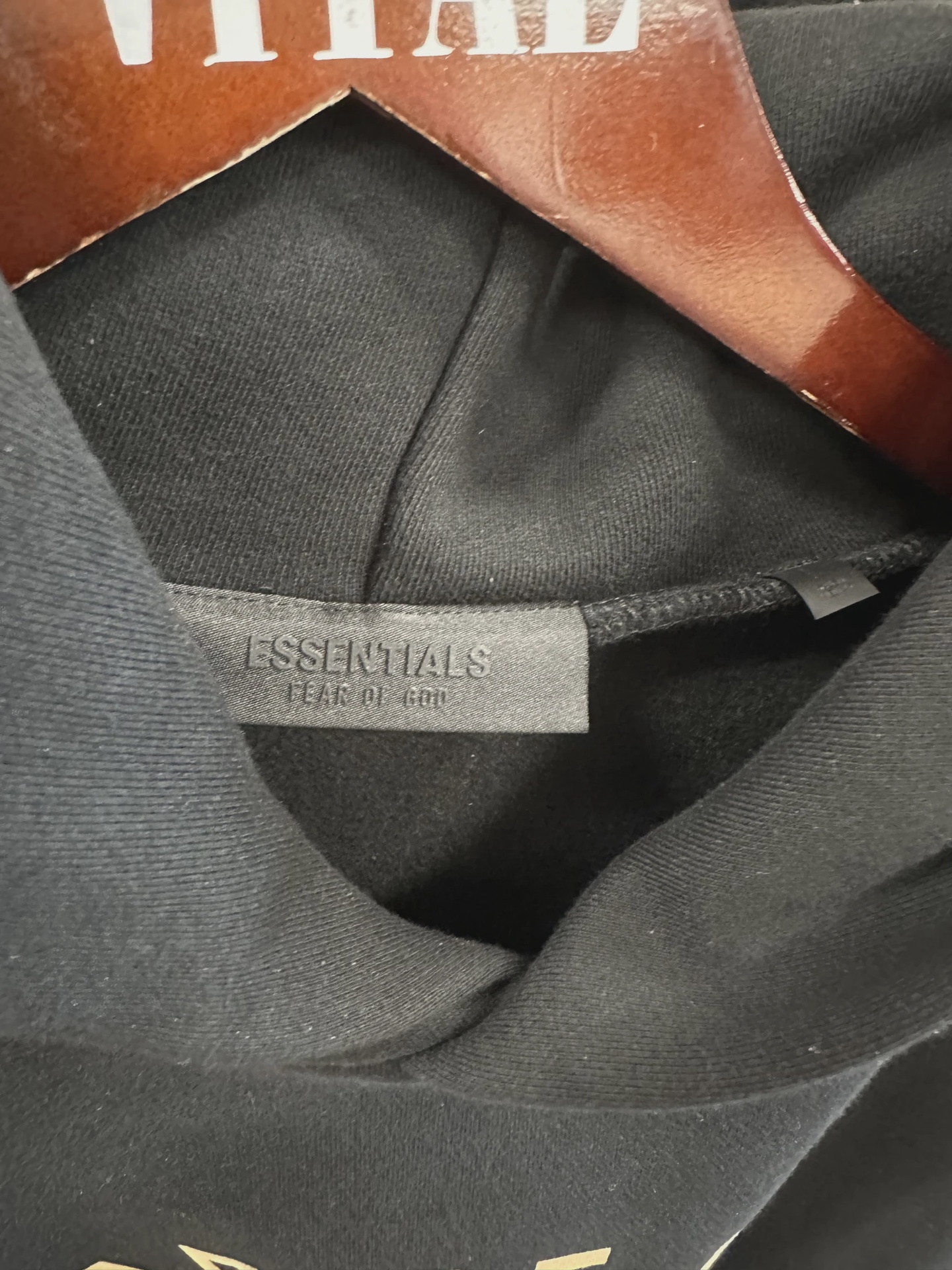 Essentials black hoodie • Brand New [7636] 4