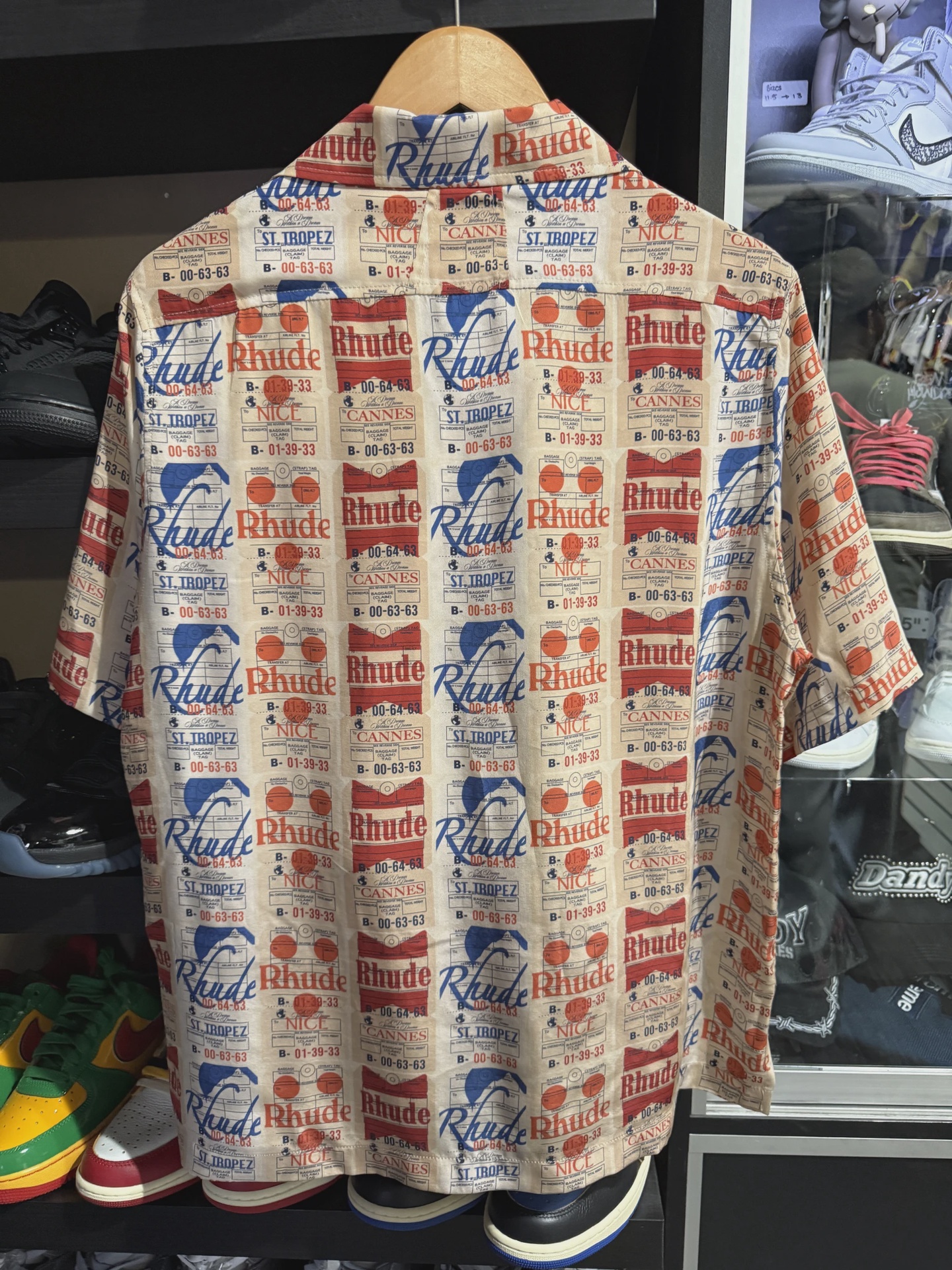 RHUDE Voyage de Rhude silk shirt • Pre-Owned [6064] 2