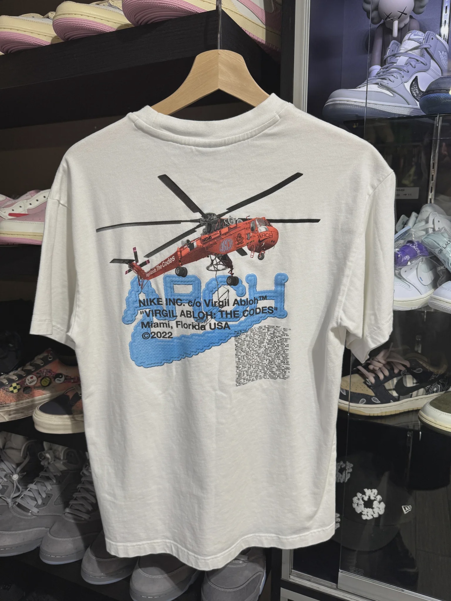 Nike Off White logo Tee • Pre-Owned [3479] - photo 2