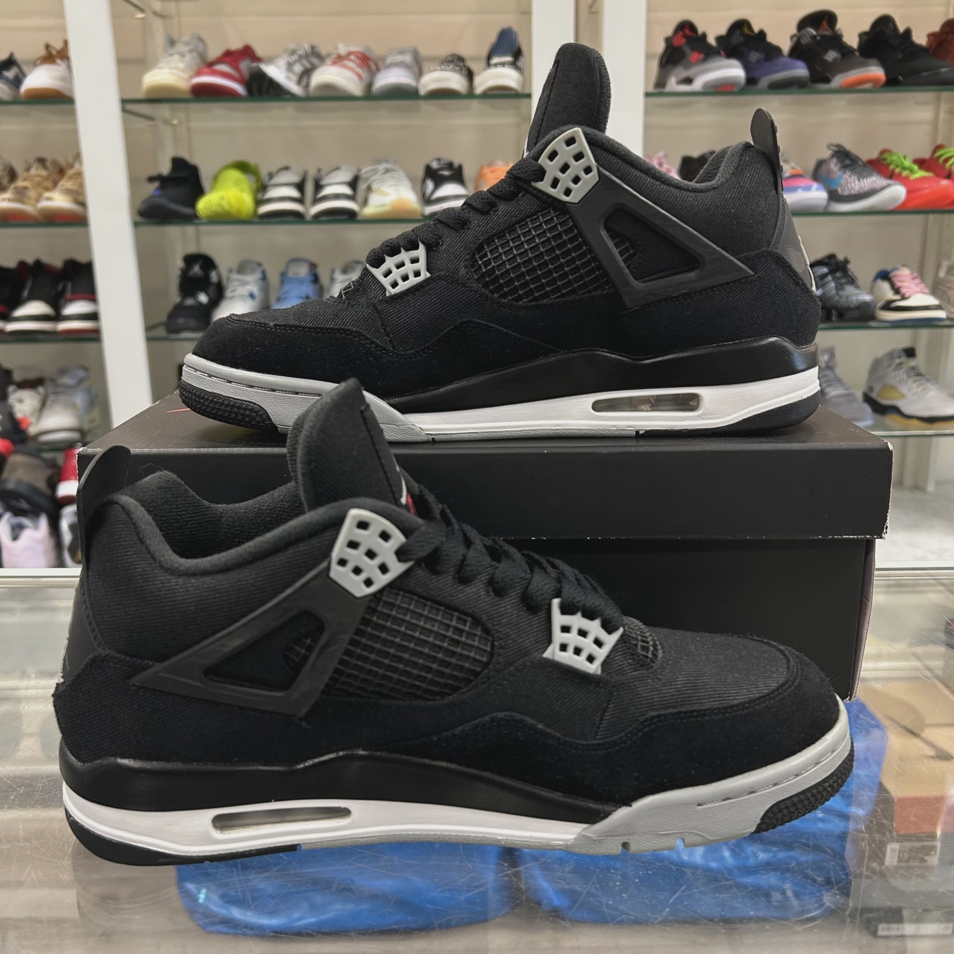 Air Jordan 4 Retro SE Black Canvas • Pre-Owned [7349] 2