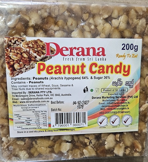 Derana Peanut candy 200g