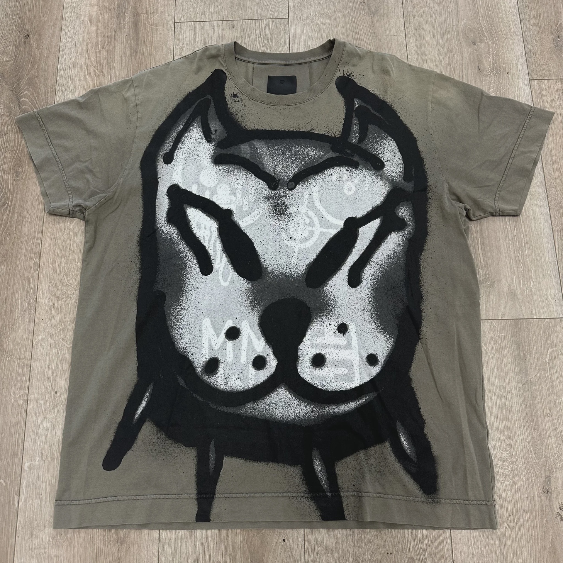 Givenchy Givenchy x Chito spray-paint effect Men T-shirt - Size L