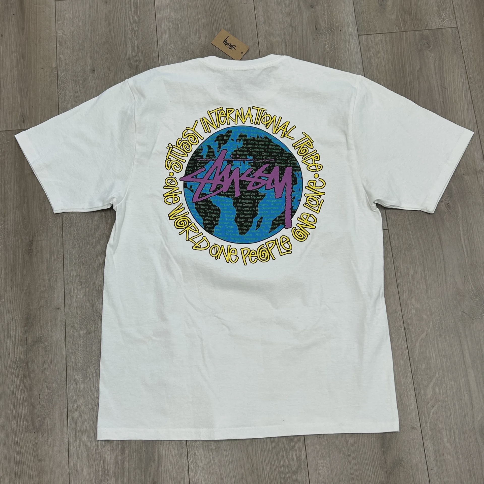 Stüssy One World Tee 'White' • Brand New [5628] - photo 3