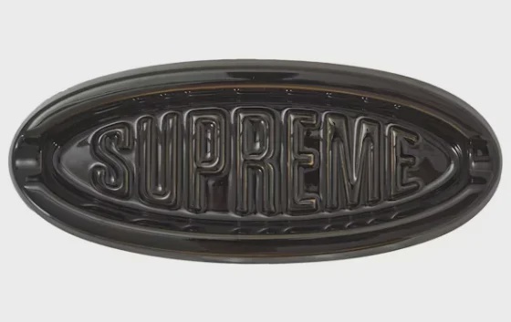 Supreme Supreme oval tray black - Size One Size