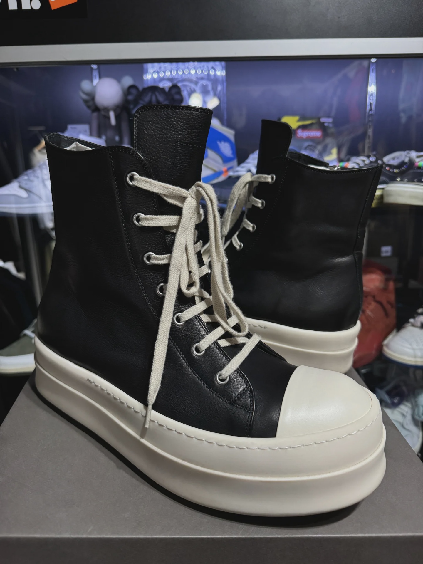 Rick Owens Ramones Mega Bumper Sneaker • Pre-Owned [2993] - photo 1
