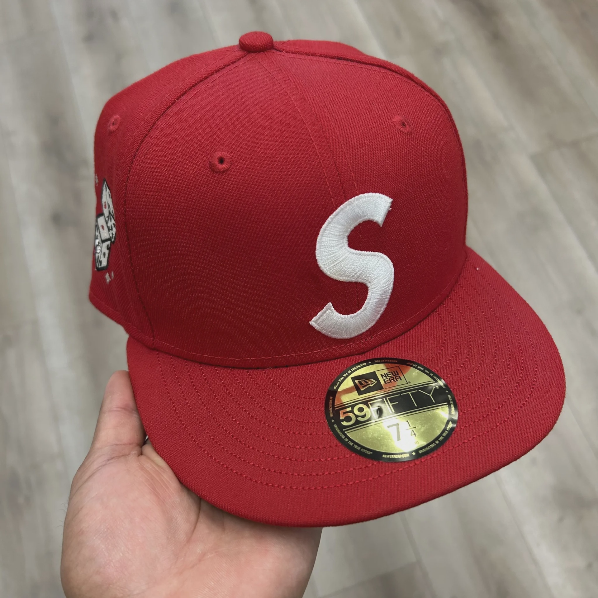 Supreme Supreme Characters S Logo New Era Fitted Hat - Size 7 1/4