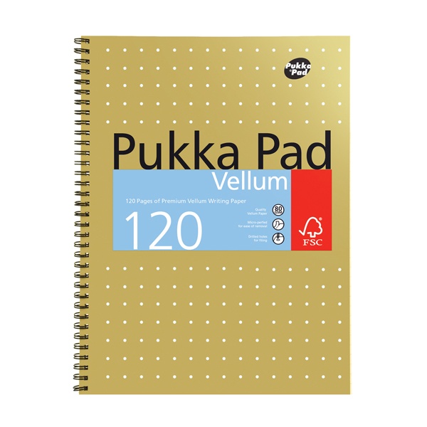 Pukka Metallic Vellum Spiral Notebook (D)