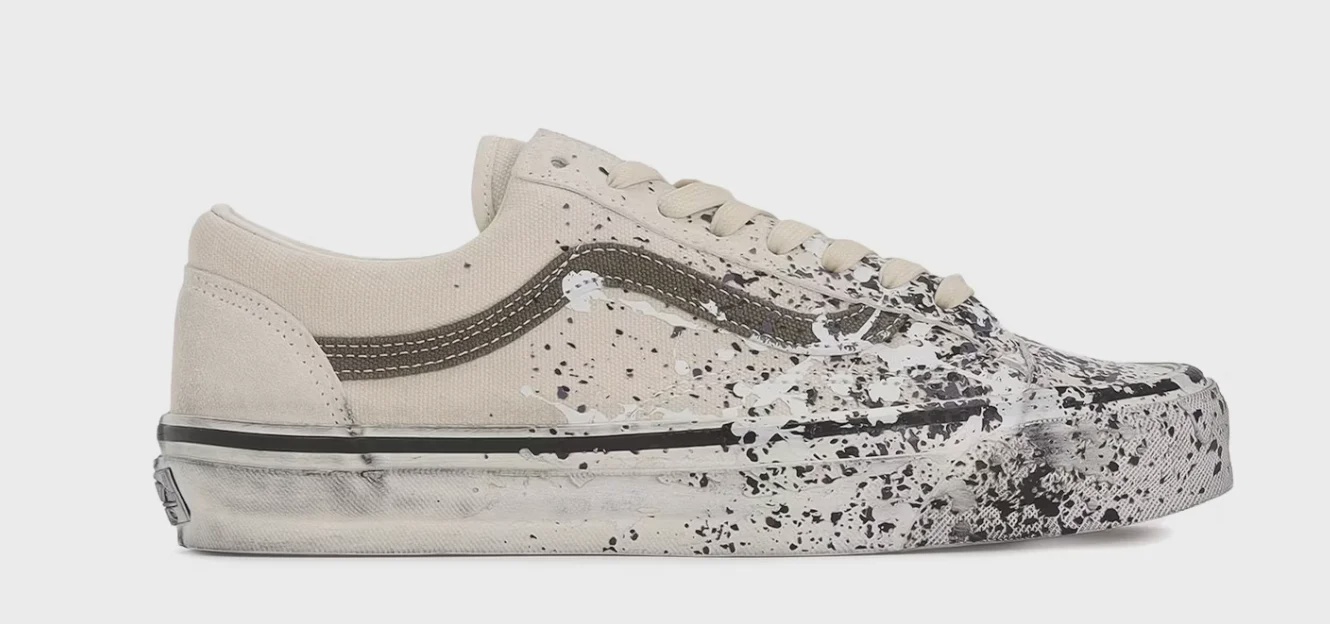 Vans Vans Premium Old Skool 36 Paint Splatter Turtledove - Size US M 10