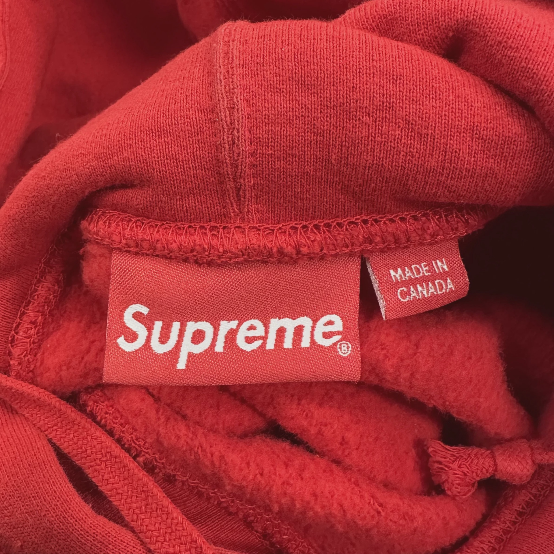 SS19 Supreme Motherfucker Hooded Sweatshirt Red • Pre-Owned [4918] 5
