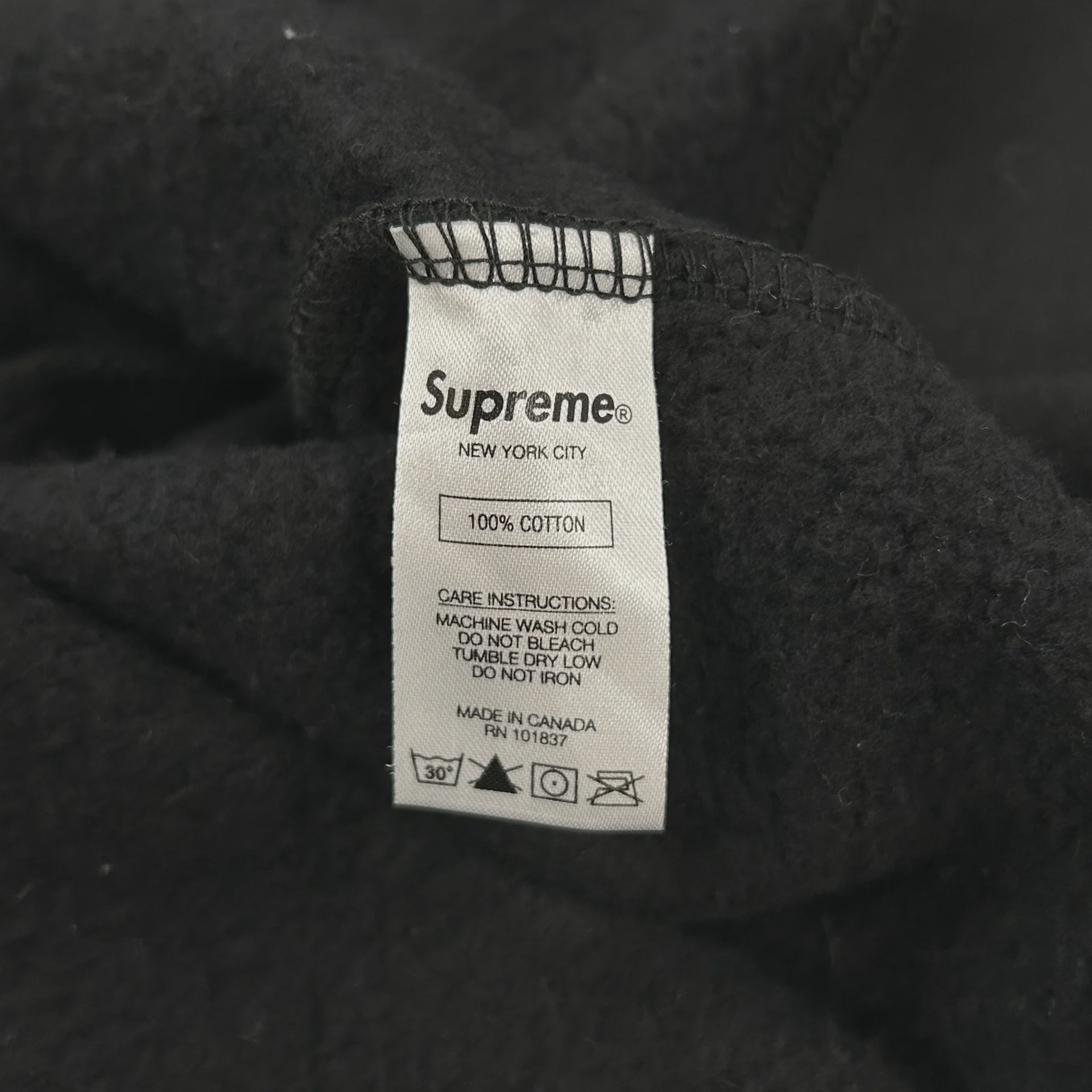 SS21 Supreme Stacked Crewneck 'Black' • Pre-Owned [0869] - photo 5