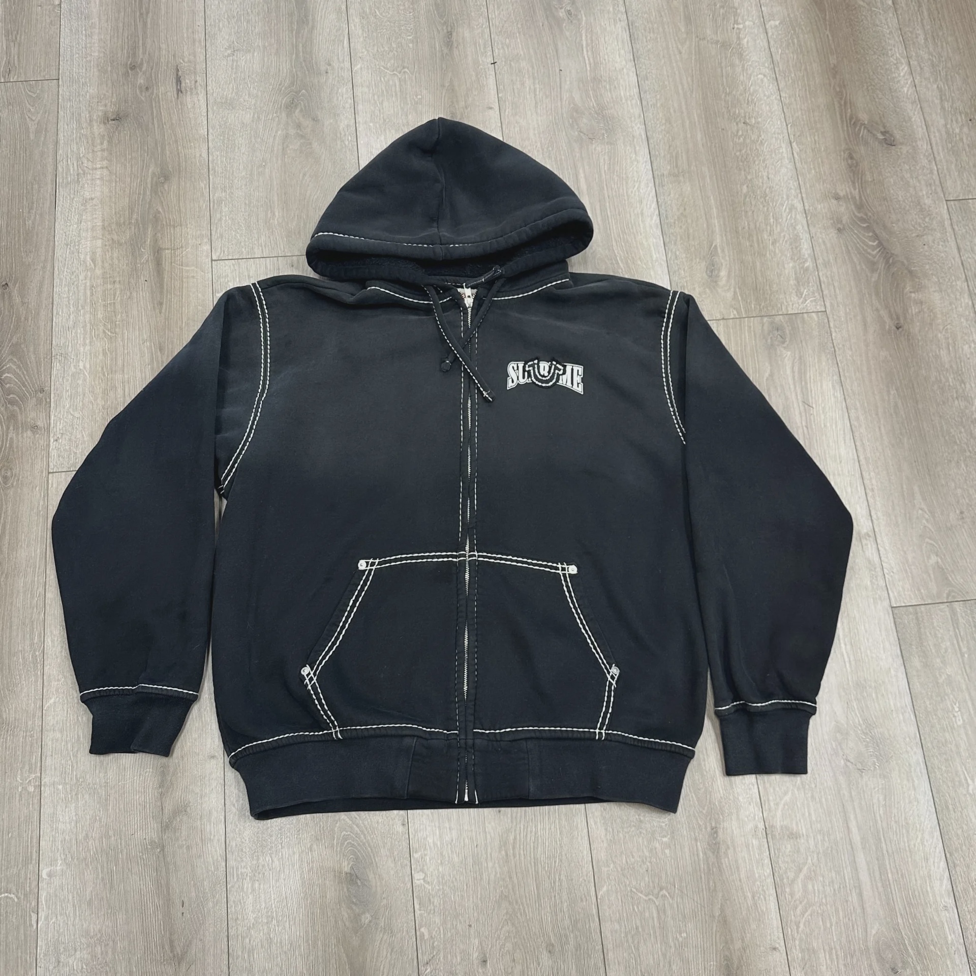 FW22 Supreme True Religion Zip Up Hoodie • Pre-Owned [7072] - photo 4
