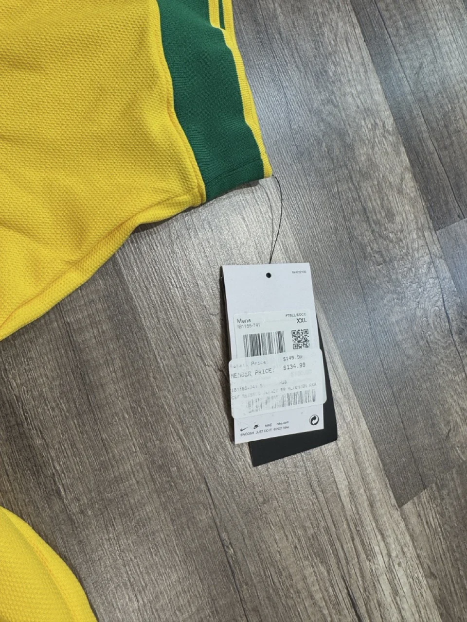 Nike Brazil 1998 Reissue Ronaldo Soccer Replica Jersey • Brand New [0966] - photo 2