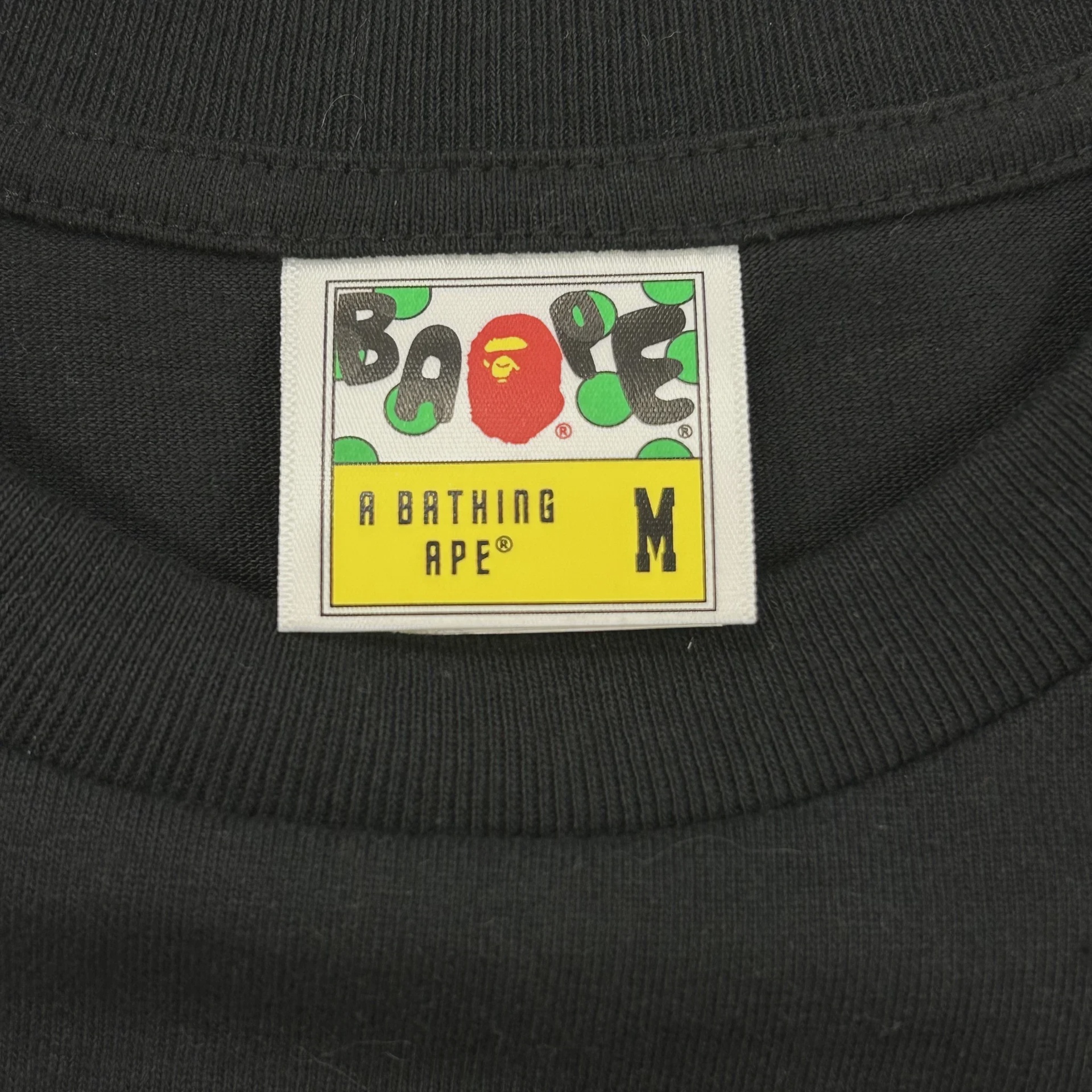 BAPE Ape Face On Bapesta Tee Black  • Pre-Owned [9752] - photo 3