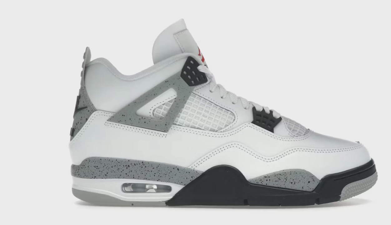 Jordan 4 Retro White Cement (2025) • Brand New [6885]