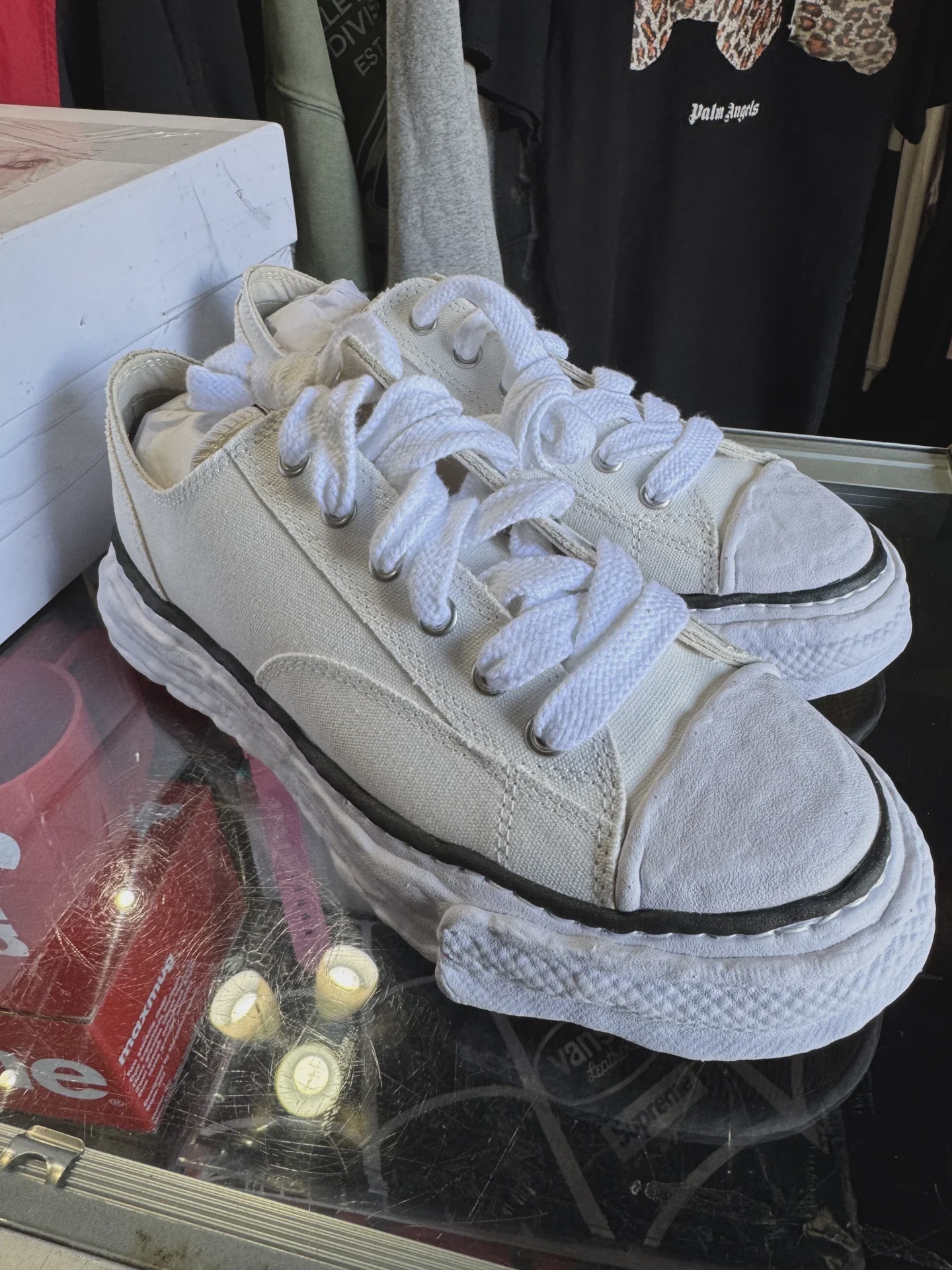 Maison Mihara Yasuhiro Peterson 23 OG Sole Canvas Low White • Brand New [1365] - photo 2