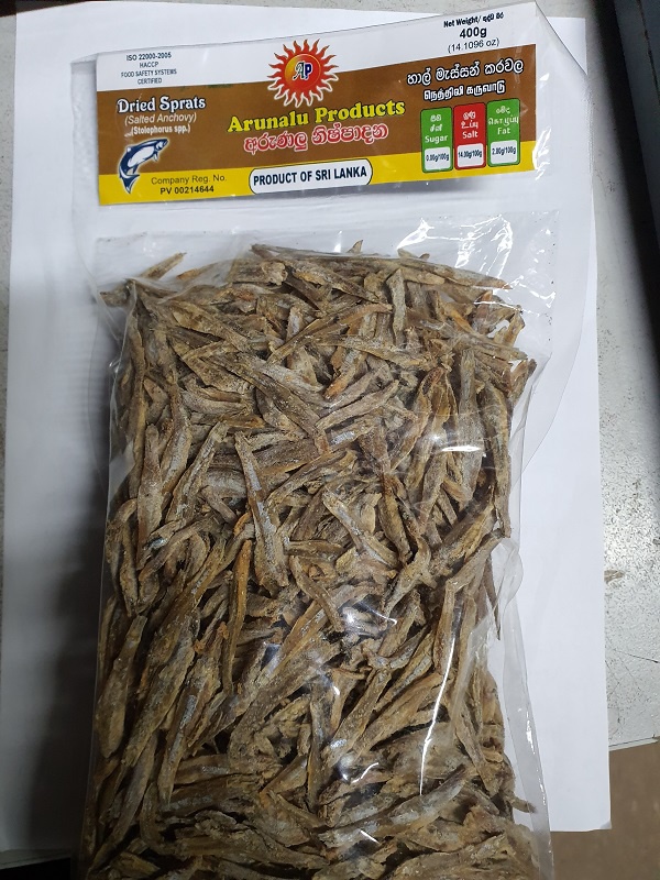 Arunalu Headless Sprats 400g
