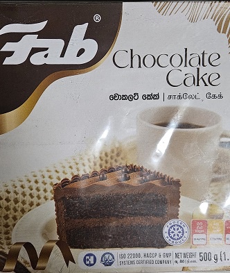 Fab Chocolate Cake 500g (Only on Shop Visits)